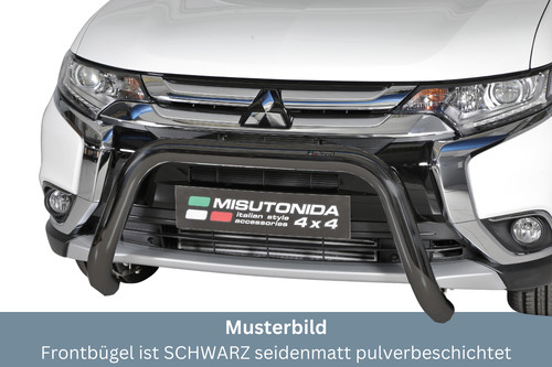 Frontbügel edelstahl schwarz - frontbügel,