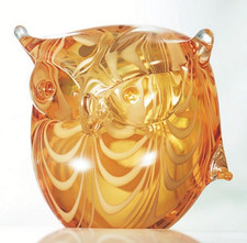 Ars Cenedese Murano Glas Eule
