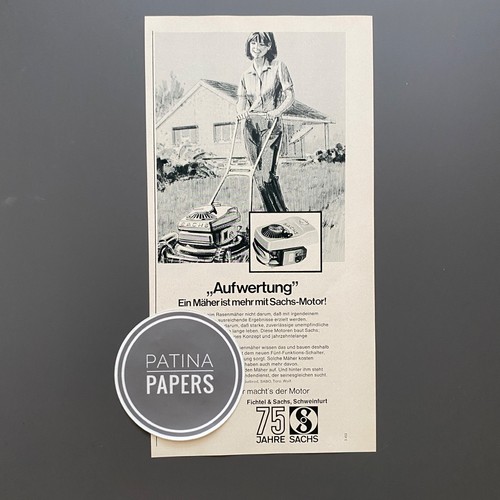 1970 rasenmäher mit sachs - mit,