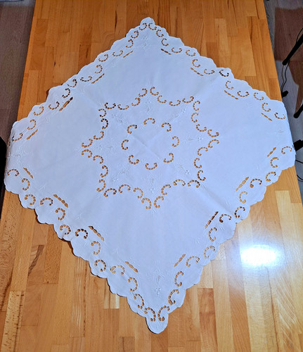 Antike mitteldecke richelieu - mitteldecke,