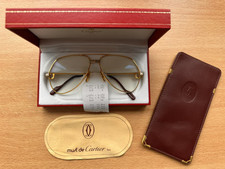 Cartier Lunettes Vendome Santos BiColor, Modellnr. 503797-62-14 140, Box, Etui,