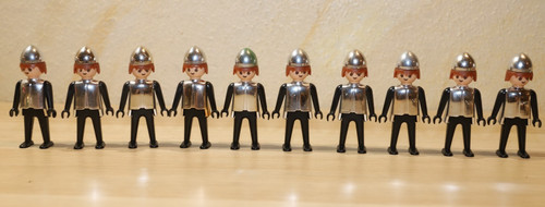 10x playmobil figur ritter - playmobil,