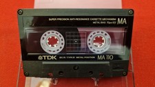 Audiokassetten ►TDK MA 110 Metal Position◄ Tapedeck Music Cassette 1 Stück!