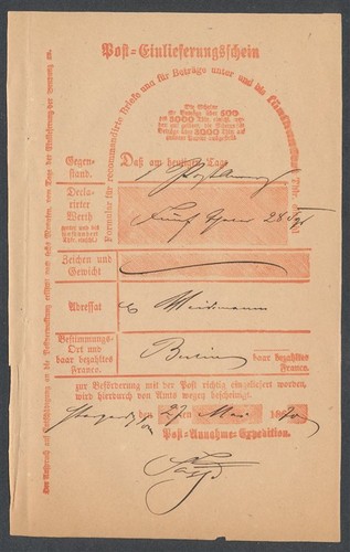 407881 preußen postschein - preußen,
