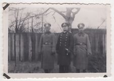 Foto/Photo Kriegsmarine Offizier mit Dolch & 2 Wehrmacht Soldaten