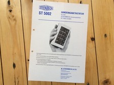 Seltenes Infoblatt  -  Steenbeck ST 5002  -  Handeingabetastatur 