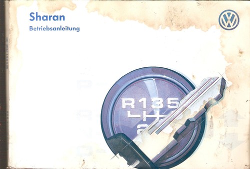 Betriebsanleitung sharan - betriebsanleitung,