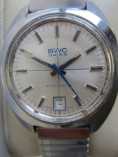 "  BWC  ,  AUTOMATIC 25  ,  DATUM , EDELSTAHL , EDELSTAHL FLEX-BAND , "um 1975