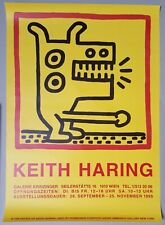 Keith Haring: Ausstellungsplakat Exhibition Poster Galerie Krinzinger Wien 1995