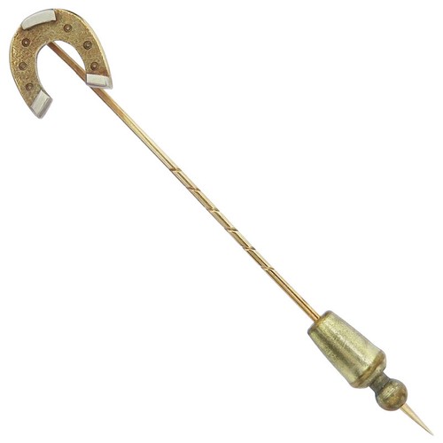 Brosche hufeisen anstecknadel - hufeisen,