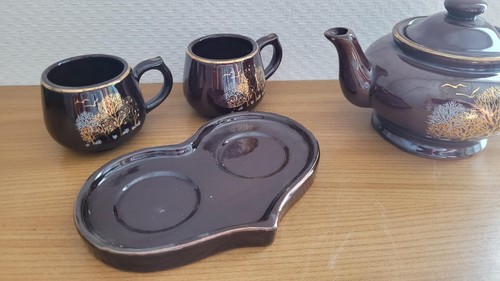 Tassen mit kanne - mit, teeservice