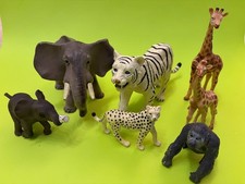Bullyland Figuren 7 Wildtiere ++sehr gut erhalten++