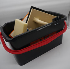 12-tlg. Fliesenlegerset - Waschbox Ausfugbrett Waschbrett Schwammbrett