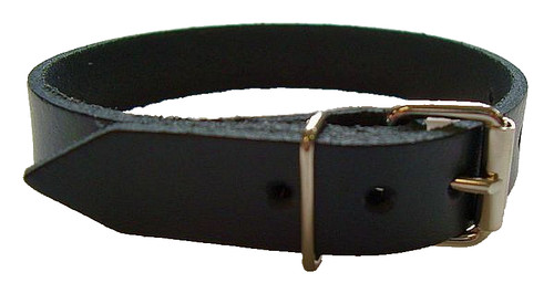 Lederriemen schwarz 4 - 10, 1,4