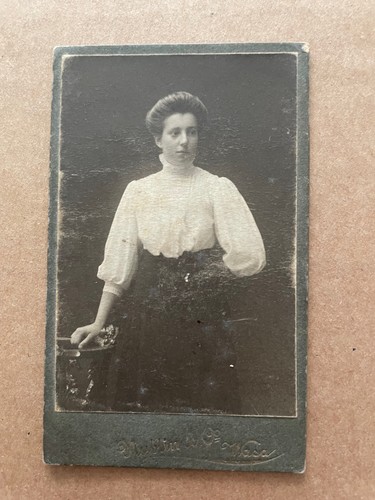 Vintage cdv photo - photo, lady