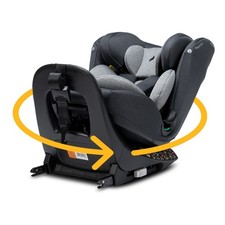 Osann Floyd360 Kindersitz 40–150 cm, drehbar, Isofix & Top-Tether an Basis