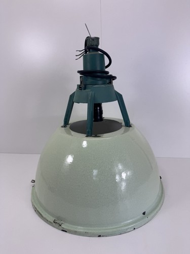 Alte fabriklampe emaille - emaille, lampe