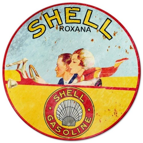 Shell roxana gasoline - roxana,