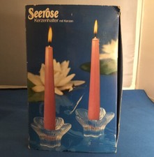 Vintage seerose kerzenhalter - vintage,