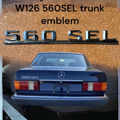 W126 emblem heck mercedes - w126,