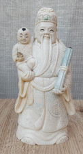 Vintage chinesische Figur Chinese Shou Lao Langlebigkeit gute Figurine