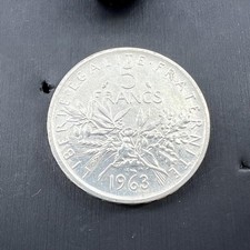 Münze 5 Francs Sämaschine