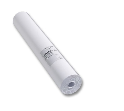 8125 zeichenpapierrolle weiß - 8125,