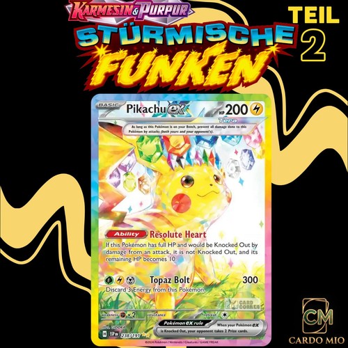 Pokémon stürmische funken - pokémon,