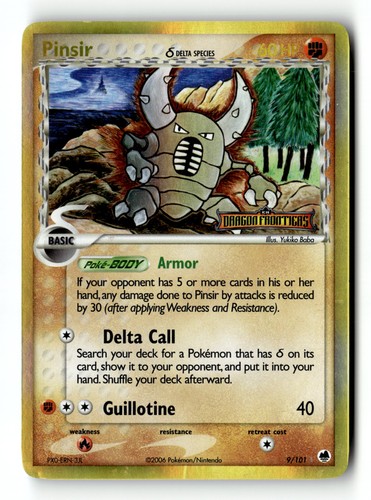 Pokemon karte pinsir delta - pokemon,
