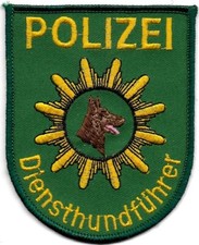 HESSEN Polizei KASSEL '90er Diensthundführer K-9 DHF Abzeichen Patch Hundeführer