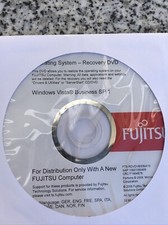 Fujitsu Recovery DVD 32 bit Windows Vista Business P1 32 Bit Operating System