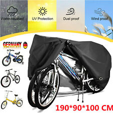 XL Fahrradgarage Abdeckplane Fahrradabdeckung Wetterschutz Für 2 Fahrräder DE ~