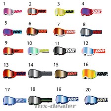 100 % Prozent Accuri2 Crossbrille MX Motocross Enduro Cross Brille MTB BMX DH