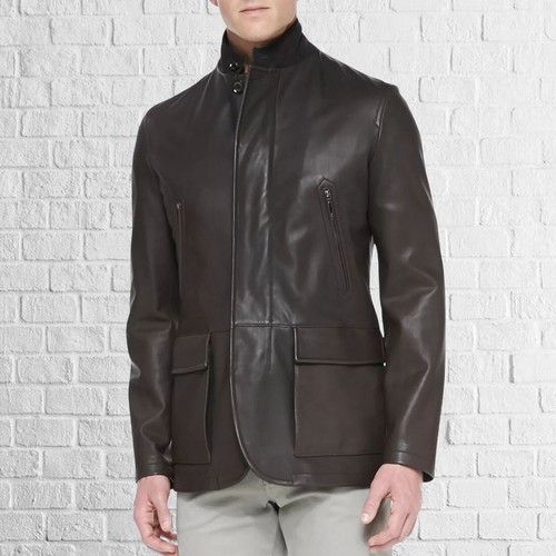 Neu herren echtes lammleder - neu,