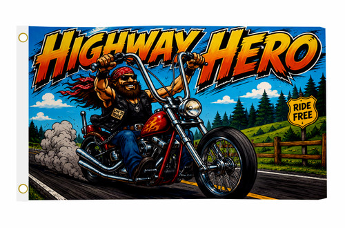 Fahne flagge highway hero - highway,