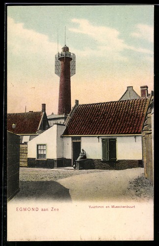 Egmond aan zee vuurtoren - egmond,