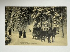 alte AK Oberhof / Ohrdruf "Ski Pferdeschlitten" ca. 1910