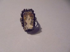 Alter Damenring Silber 900