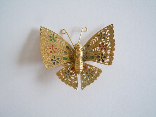Brosche schmetterling klein - brosche,