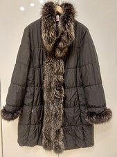 BASLER Luxusmantel Echtpelzbesatz NP 1000 €.