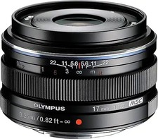 Olympus 17 mm F1.8 46 mm