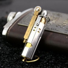 IMCO "Windmill Edition" Benzin Sturm-Feuerzeug Messing/Stahl matt NEU