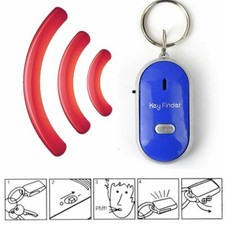 3Stk Schlüsselfinder Pfeifen mit LED Taschenlampe Schlüssel Key Finder Anhänger