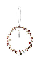 Kranz Perlen-Draht-Kranz Deko Hänger Hängedeko Metall Orient Shabby Brocante