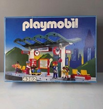 Playmobil® Bahnhof Neustadt 4382 – vollständig & gebraucht mit OVP
