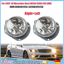 Links+Rechts Nebelscheinwerfer A2048202156/256 Für Mercedes Benz W204 C300 DHL~