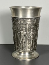 Becher aus Zinn mit Albrecht