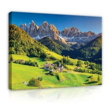 BERGE LANDSCHAFT NATUR Wandbilder Wohnzimmer Leinwand Bilder Canvas Wandbild 24