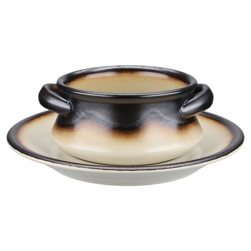 Suppentasse mit untere - suppentasse,