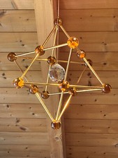 Merkaba des Aufstiegs vergoldet,  Gesamthöhte ca. 45 cm, gebraucht 